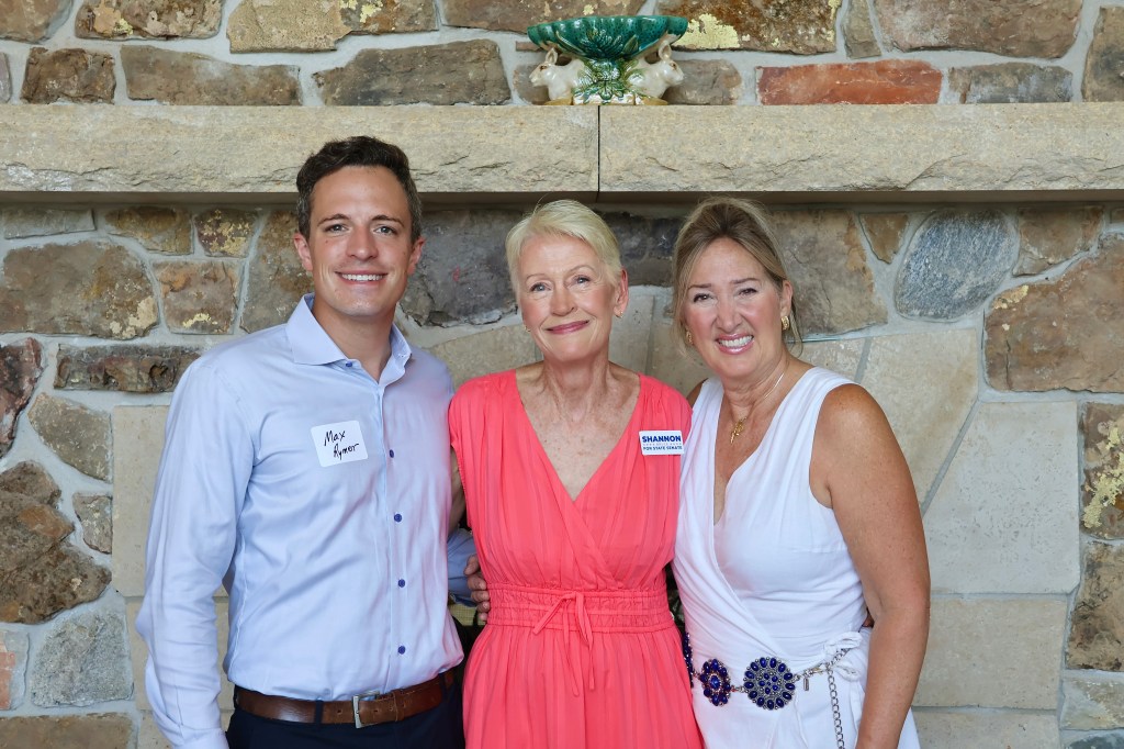Max Rymer, Shannon Bruce, and Claudia Lacy